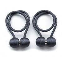 Magnetická spona na závěs - Tmavě šedá