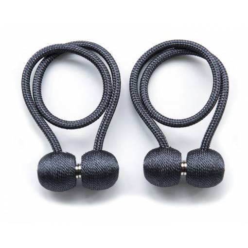 Foto - Magnetická spona na závěs - Tmavě šedá