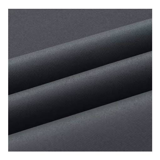 Foto - Zatemňovací závěs se zavěšením pencil pleat - Tmavě šedý, 100 x 250 cm